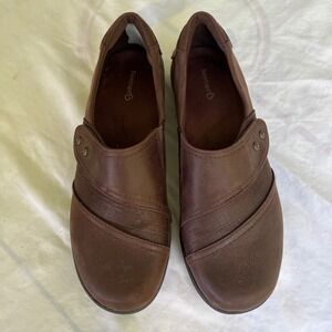 Baretraps Darma Brown Textile Slip On Loafers Flats Shoes